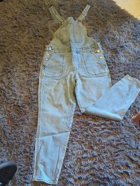 Light Blue Denim Overalls for Women - Classic Bib Jumpsuit